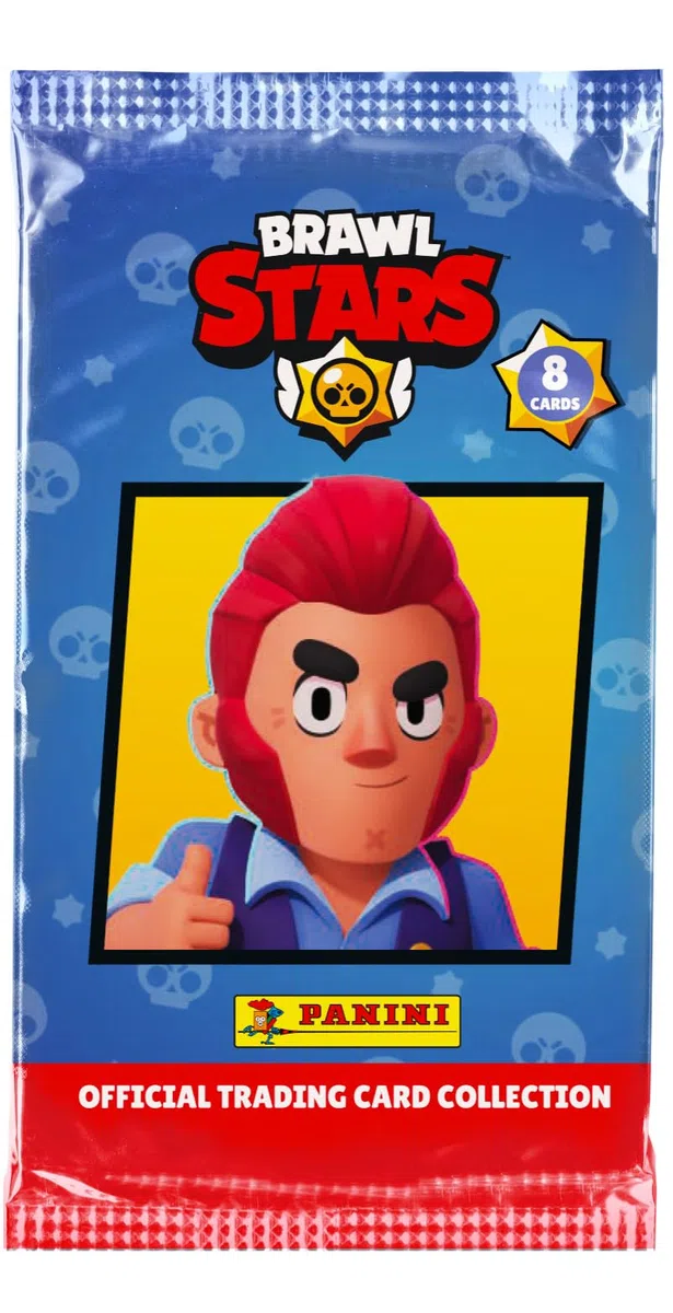 Panini Brawl Stars Trading Cards - Confezione da 18 buste (8 carte) + 1 biglietto edizione limitata