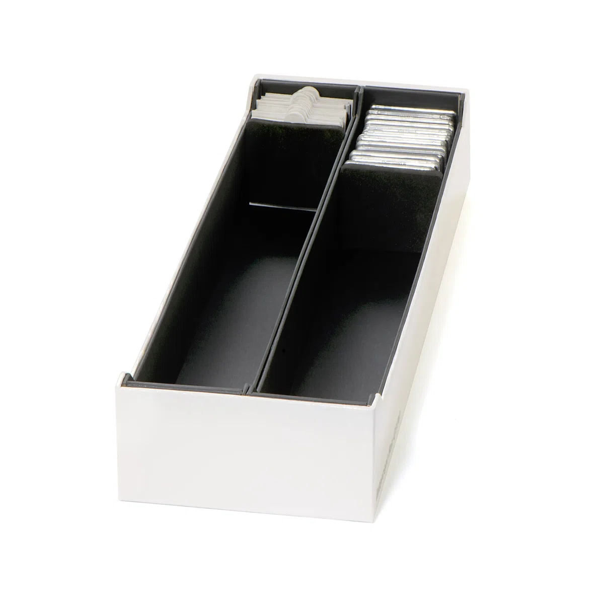 Leuchtturm 345235 Scatola di intercettazione per 100 Capsule QUADRUM - Scatola per 100 Monete in Capsule o Fino a 300 Portamonete - per Monete e medaglie