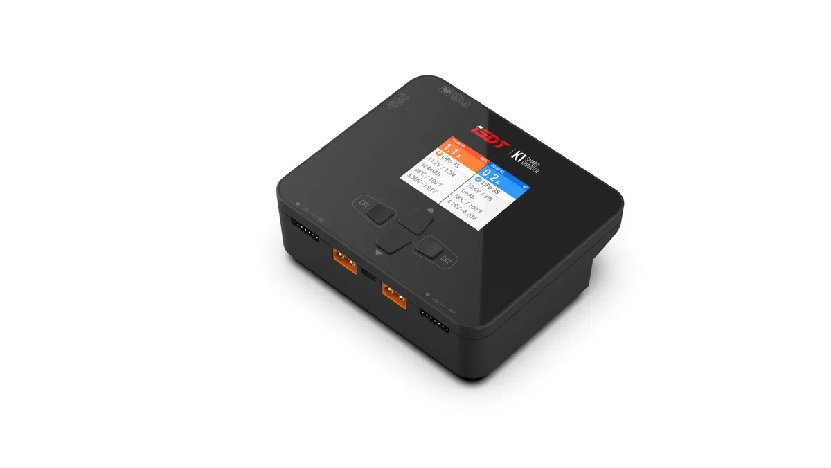 ISDT K1 Lipo - Caricatore AC 100 W/DC 250WX2, per batterie Life/Lilon/LiPo 1-6S/ LiHv/Pb/NiMH RC