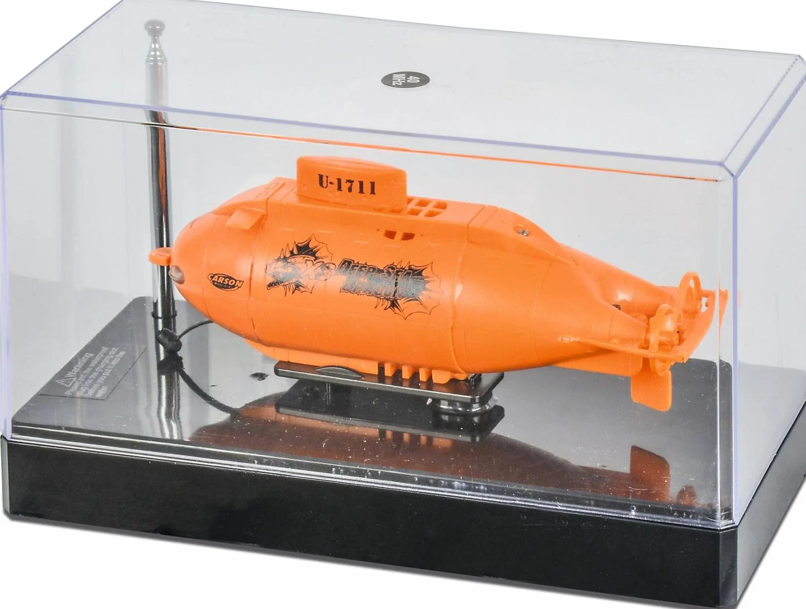Carson 500707117 - Modellino XS Deep Sea Dragon 100% RTR(arancione), barca radiocomandata, barca radiocomandata