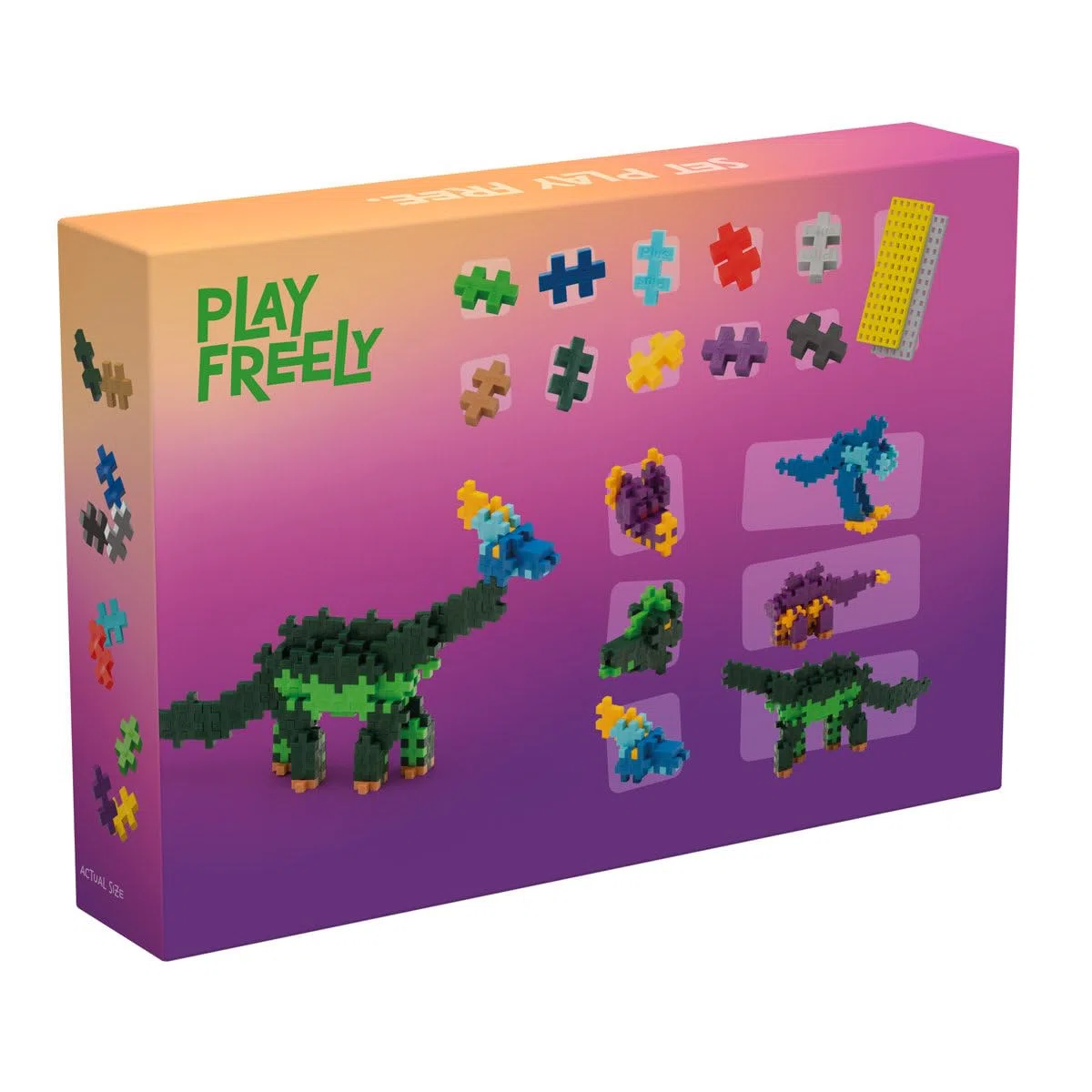 PLUS PLUS - Kit scoperta Dinosauri da 600 pezzi - Gioco di costruzione - PP3918, 3918