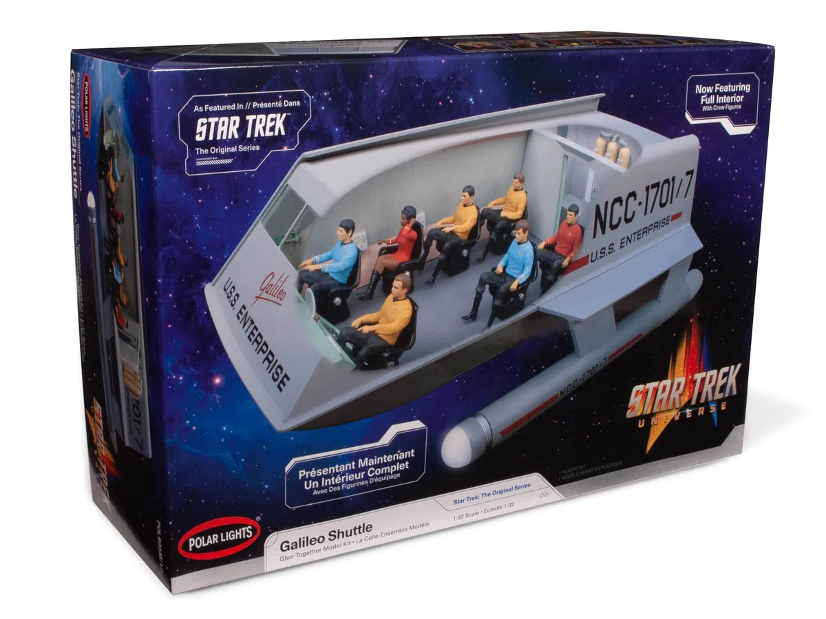 AMT Polar POL995M/12 1/32 Star Trek Galileo Shuttle - Kit per modellini, multicolore