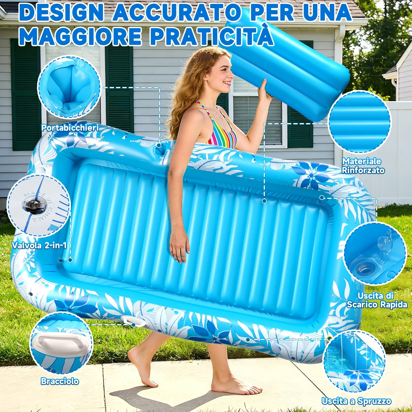 Materasso gonfiabile per piscina