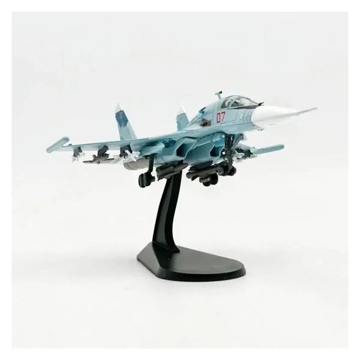 Metallo Pressofuso Scala 1 100 Per Su34 Sukhoi Su-34 Replica Aereo Caccia Modello Finito Giocattolo Per Adulti Ragazzi Souvenir Kit di gioco per Hobby