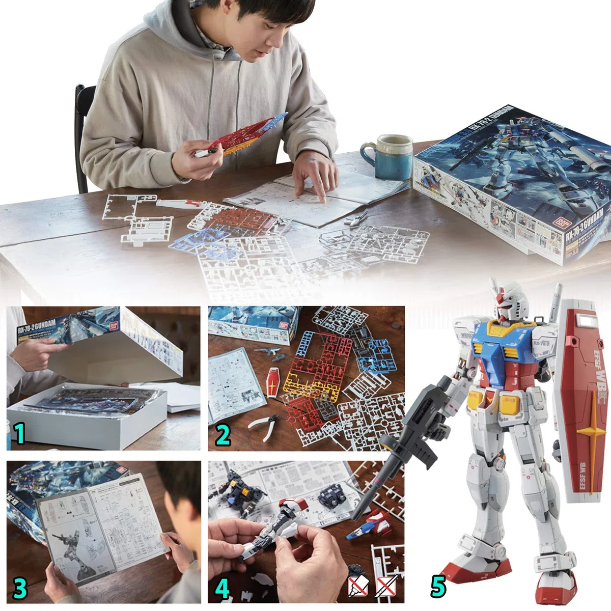 Bandai - MG (Master Grade) Gundam W Zero Custom 1/100