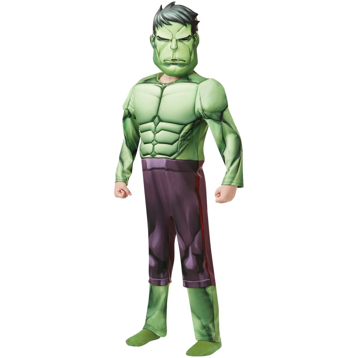 Rubie's, costume ufficiale Marvel Avengers Hulk, per bambini, costume da supereroe