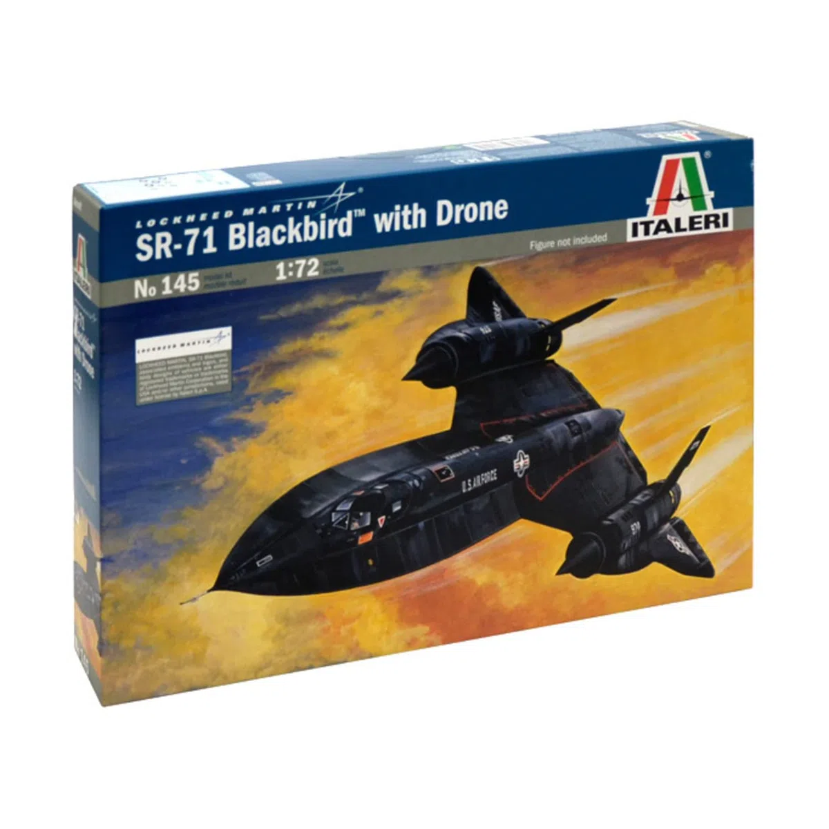 Italeri 0145 - Sr-71 Black Bird Model Kit Scala 1:72