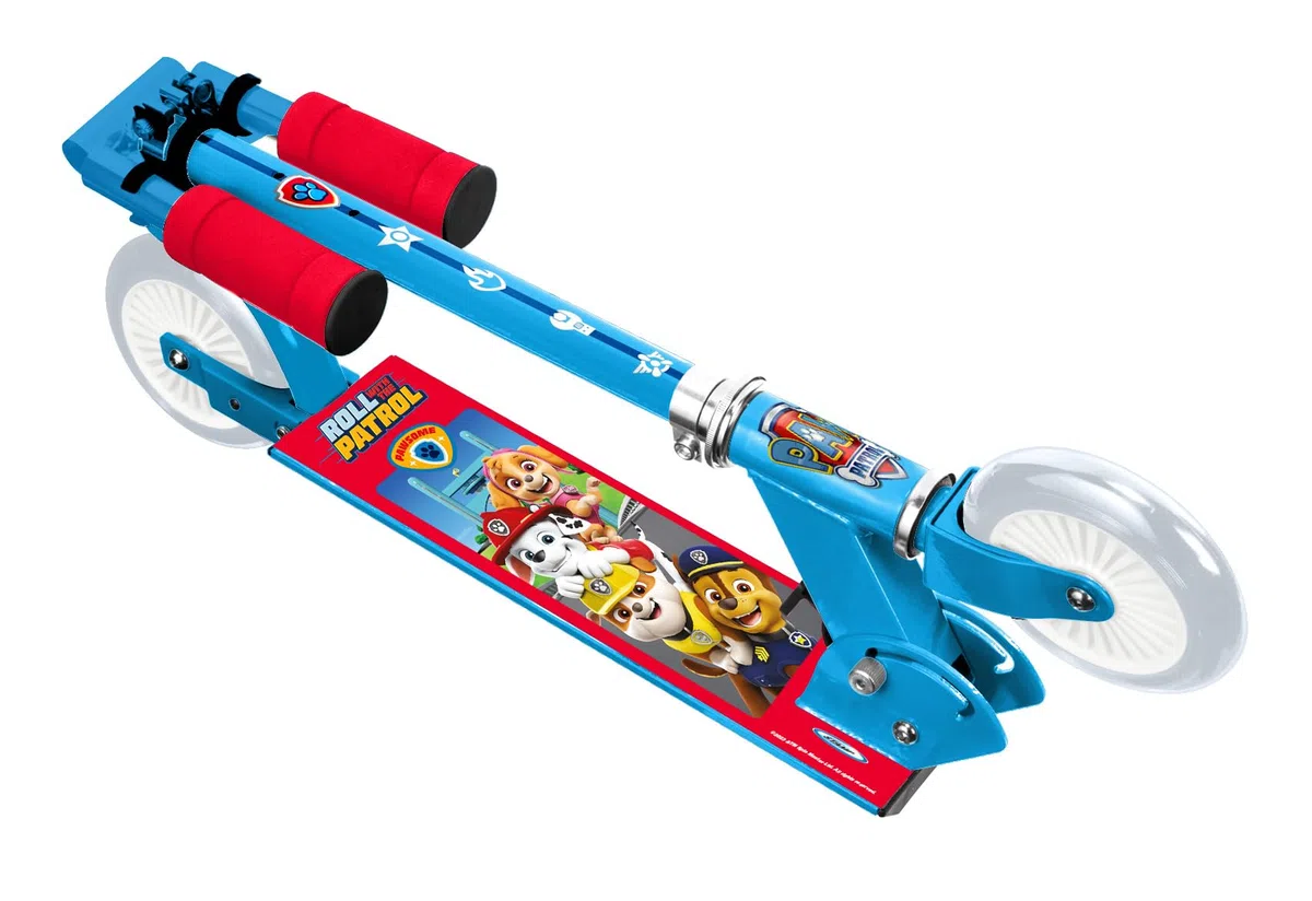 Stamp Monopattino pieghevole Paw Patrol, blu-rosso-bianco