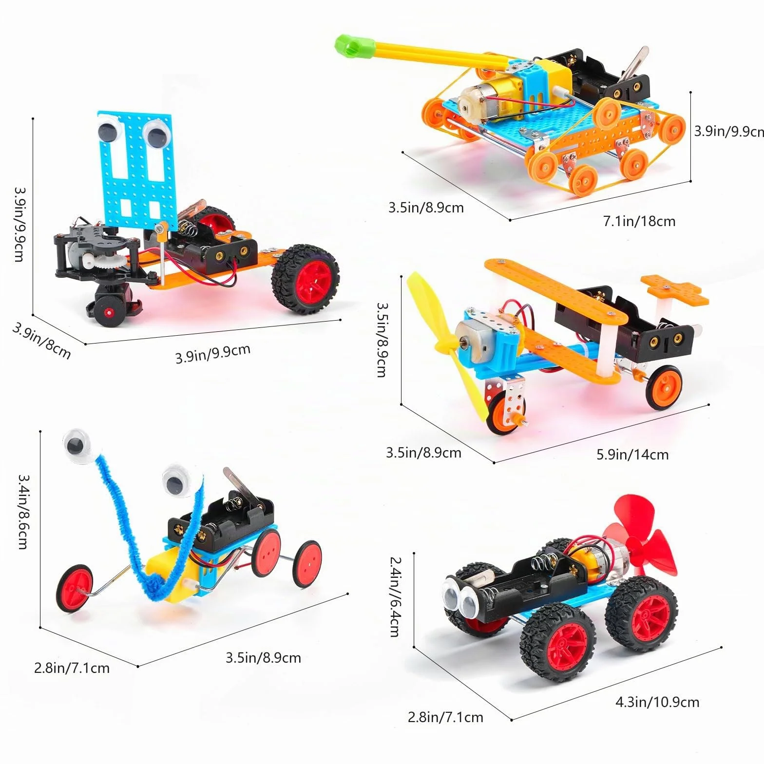 Kit di Costruzione Robot STEM per Bambini - Set di Artigianato per Esperimenti di Ingegneria con Motore e Utensili, Attività di Giocattoli Educativi per la Ricerca, Regali di Natale e