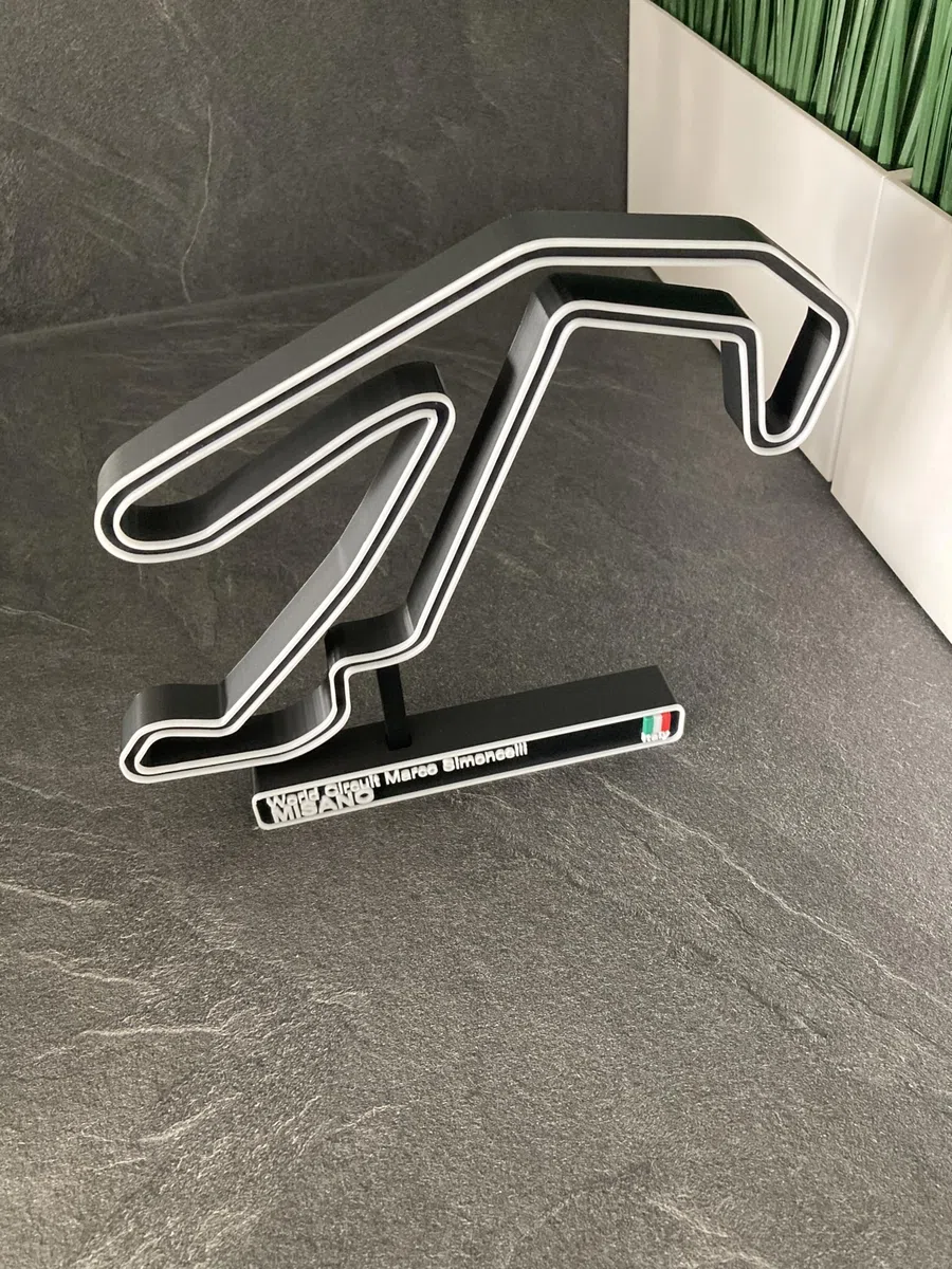 Circuito di Misano, Modello di Circuito di Corsa 3D, Decorazione Automobile
