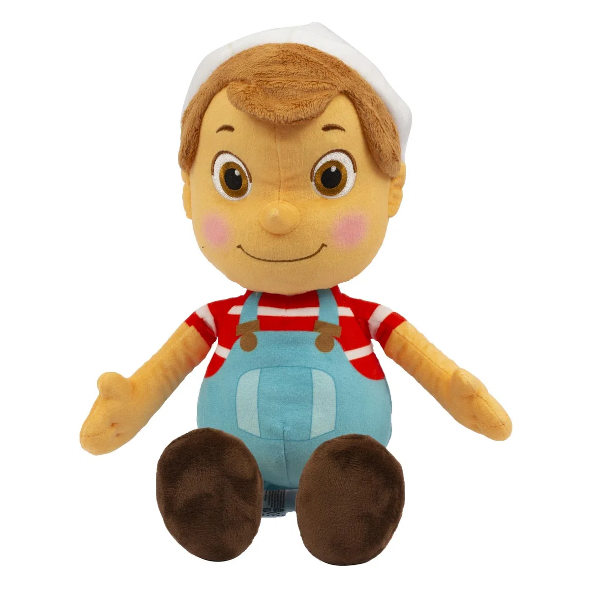 Giochi Preziosi Pinocchio - Peluche Musicale Di 36 Cm Con Cappello, Basta Premere Sulla Pancia Che Si Sente La Sigla Della Serie Tv, Per Bambini A Partire Dai 3 Anni, PNH10000