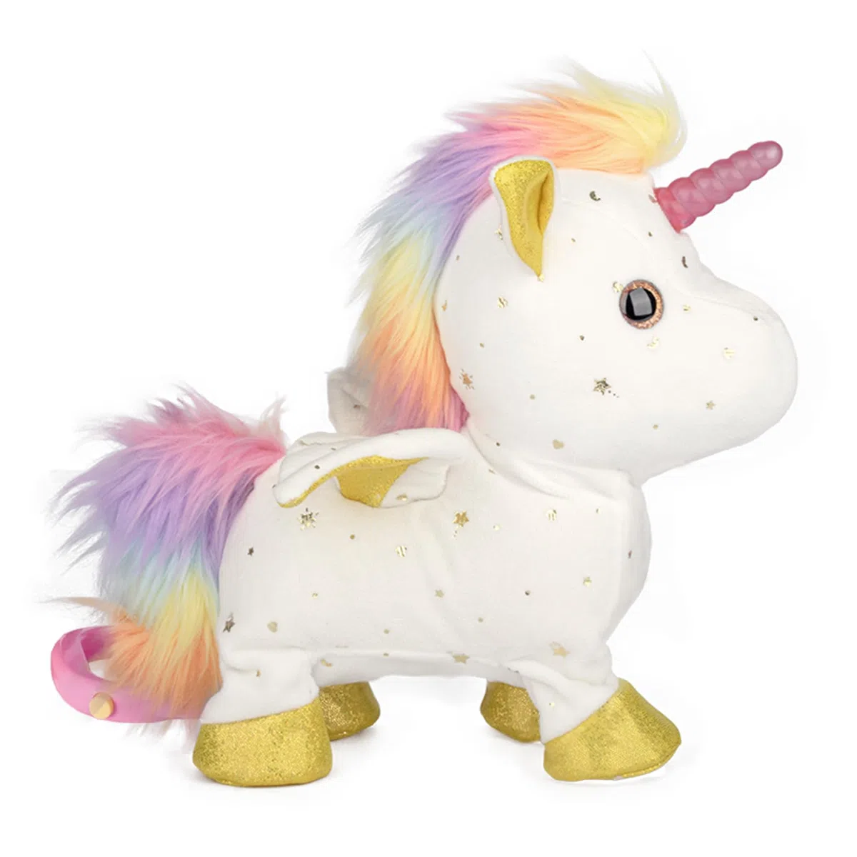 Giochi Regalo Unicorno per Ragazze Età 4-6, Peluche Unicorno Interattivo con Luci che Cammina, Guinzaglio con Telecomando, Peluche Elettronico con Luci, Ritmi Musicali e Ali che Si Muovono, Regalo di