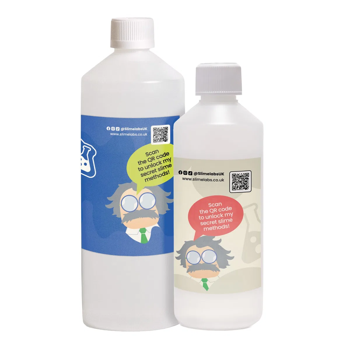 Kit attivatore per slime, colle e slime, soluzione all-in-one atossica, materiale scolastico, progetti artistici e artigianali, PVA e attivatore per slime, prodotto nel Regno Unito (colla per slime da