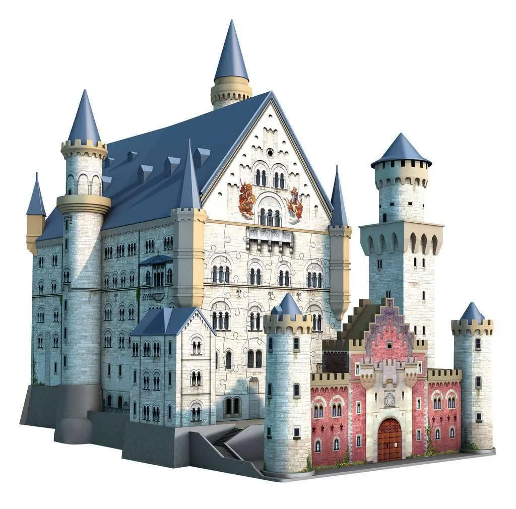 Ravensburger Italy Puzzle 3D Castello Di Neuschwanstein, 12573, Multicolore, 216 Pezzi