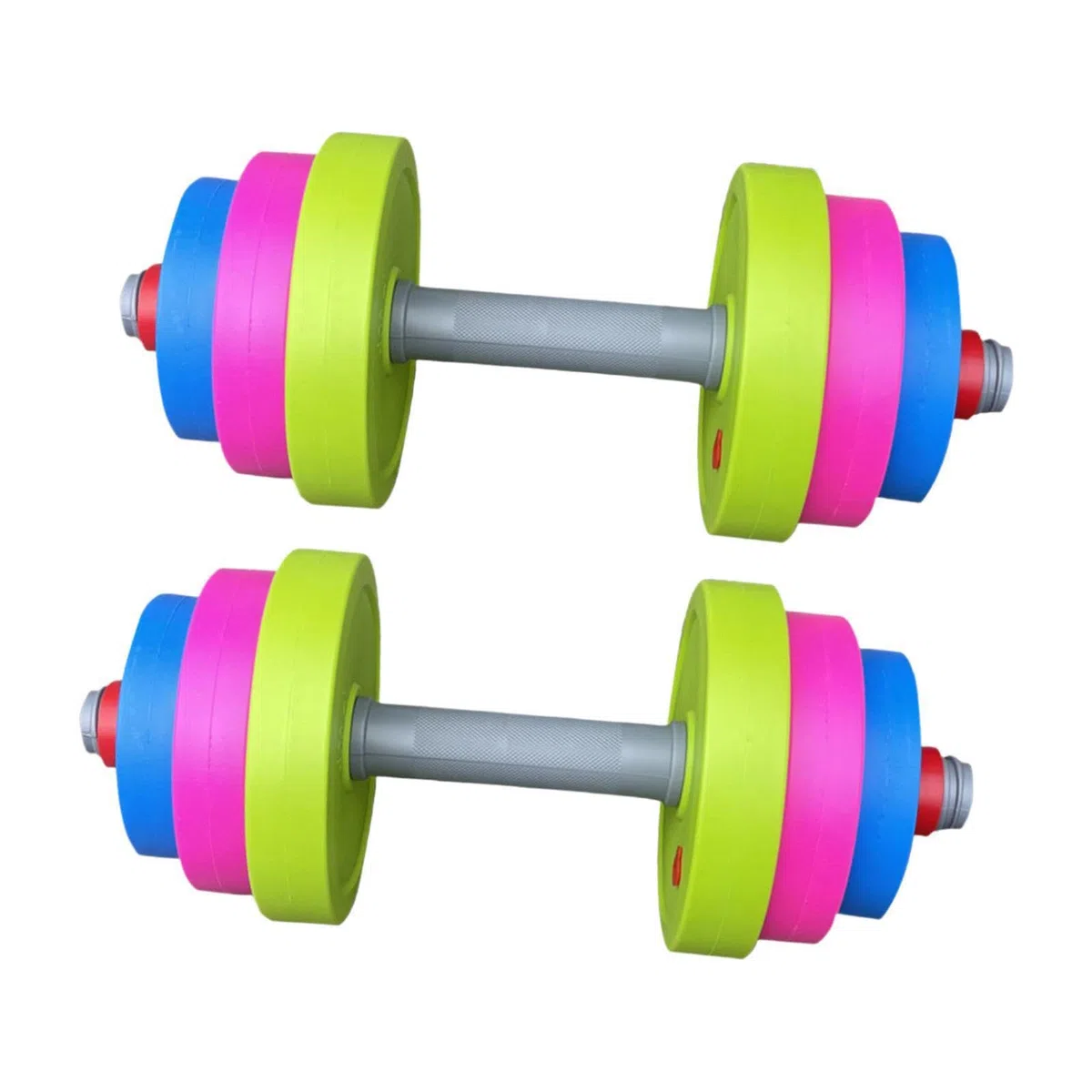 Giocattoli per bambini, set di attrezzi per sollevamento pesi, sviluppo precoce, incoraggiamento dell'interesse per lo sport nei bambini piccoli, finti, sport, palestra, Manico 12 cm