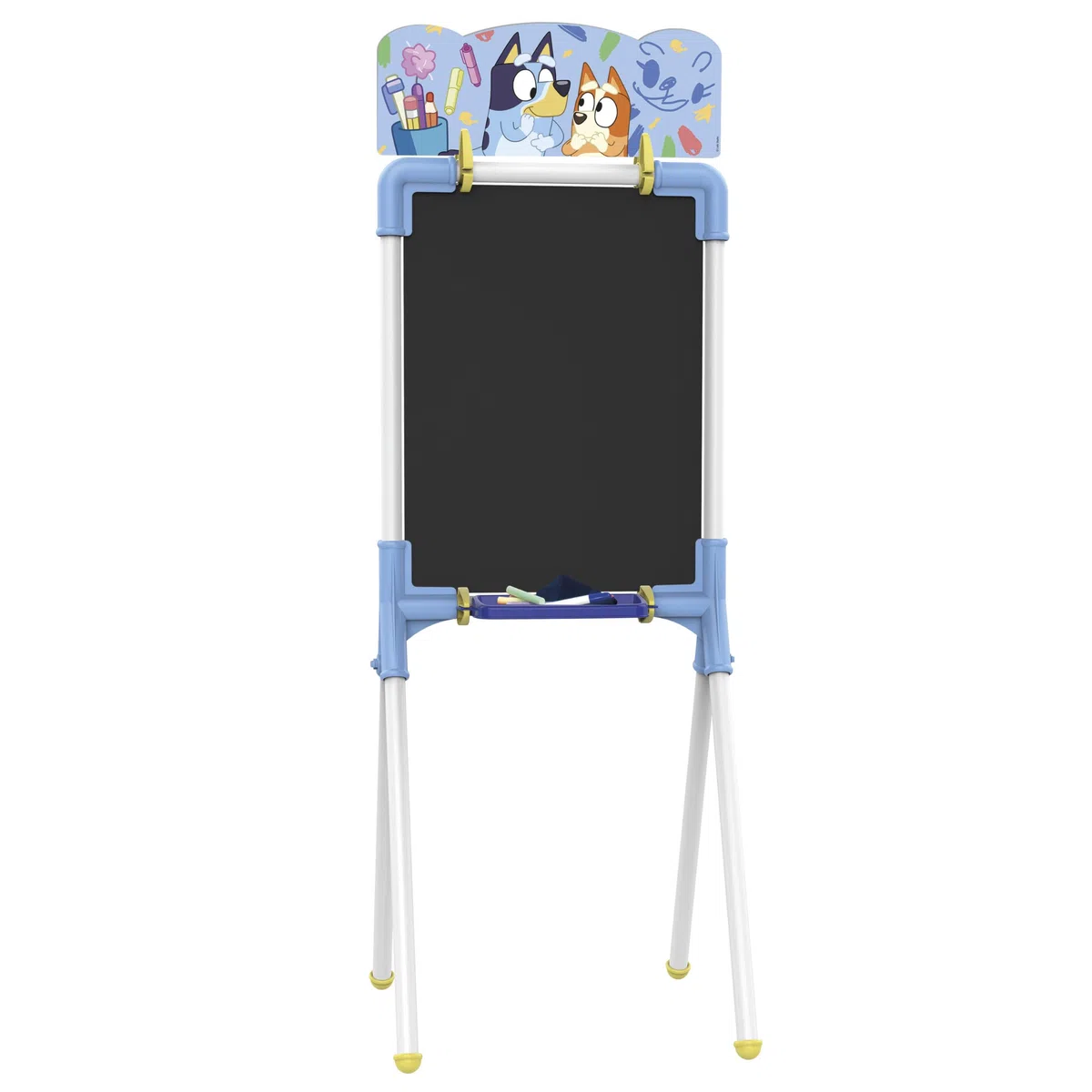 Chicos - Lavagna per Bambini Bluey 2 in 1 | Cavalletto Pittura Reversibile con Gessi e Pennarelli | Giochi Educativi Creativi | Per bambini 3 anni (53053)