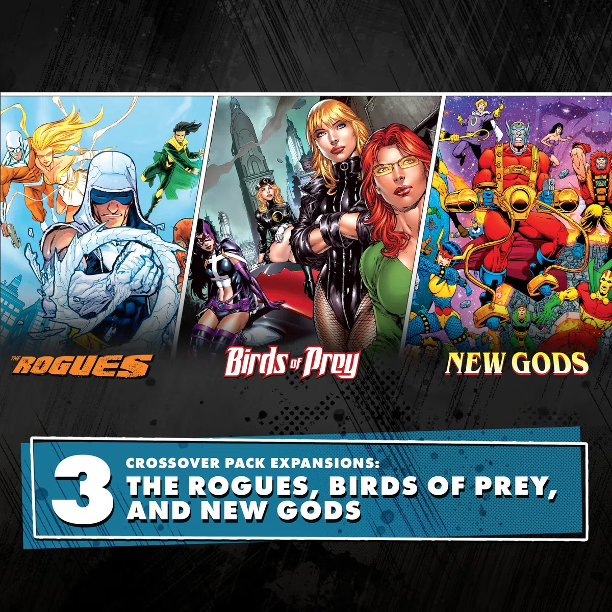 Cryptozoic | DC Deck-Building Game: Crossover Collection 1 Rogues, Birds, Gods | Espansione Gioco Di Carte | 2-5 Giocatori | 120 Minuti