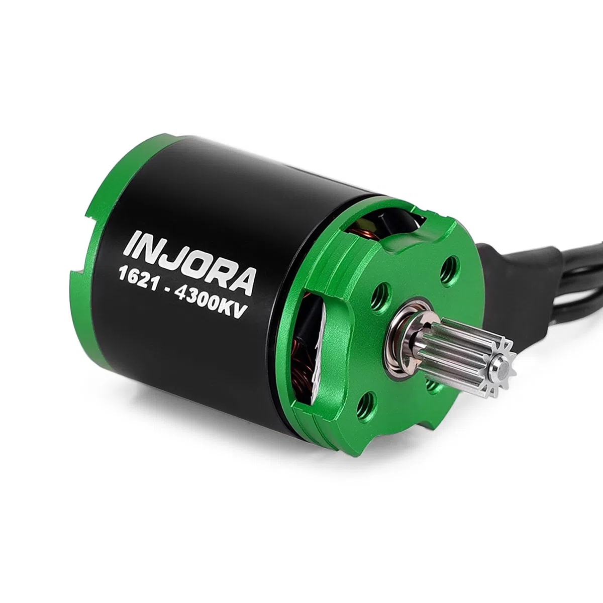 INJORA 4300KV MBL32-NANO ESC Brushless & Motore 1621 Green Viper per Axial SCX30 1/30