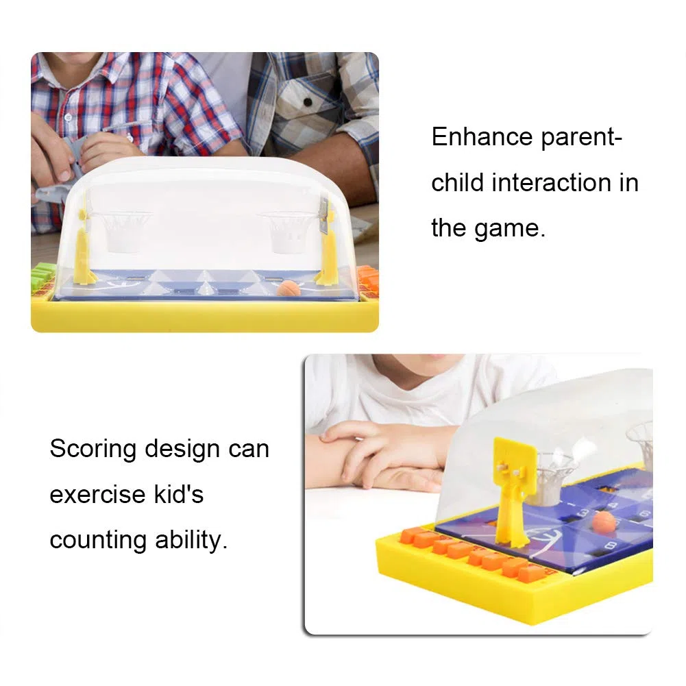 Gioco di Pallacanestro da Tavolo, Gioco da Tavolo da Gioco da Tavolo da Basket per Bambini, Giocattolo Educativo Interattivo, Giocattolo Genitore-Figlio