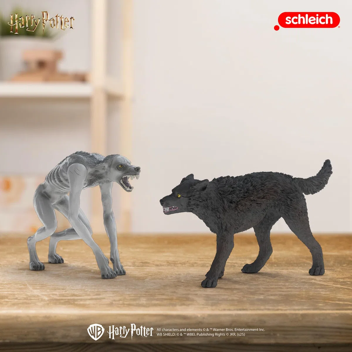 schleich Harry Potter | Lupo Mannaro vs. Animagus 14906 | Figura di Lupo Mannaro con Braccia mobili | Figure da Collezione o Decorazione | Idea Regalo per Bambini e Fan | Set da 2 Pezzi | dai 6 Anni