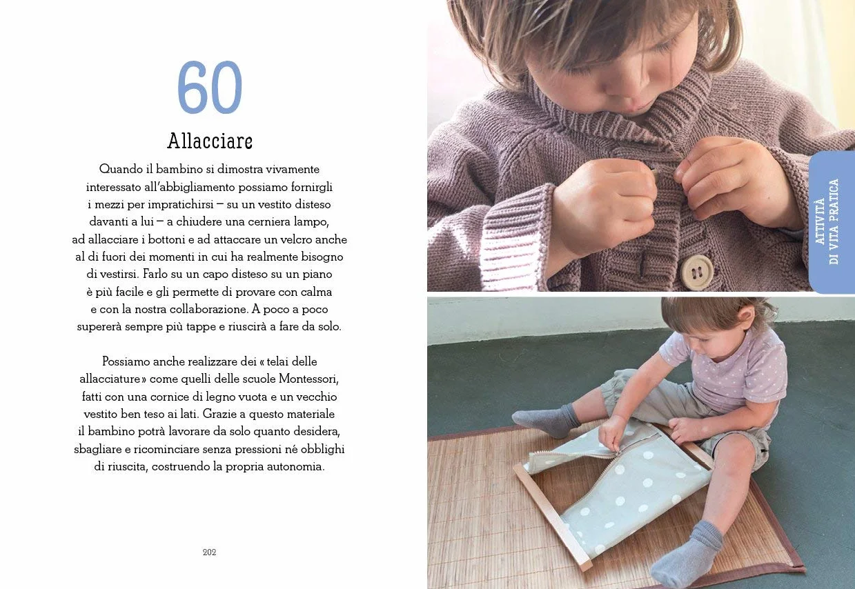 La guida di attività Montessori 0-6 anni. Per accompagnare la «mente assorbente» del bambino