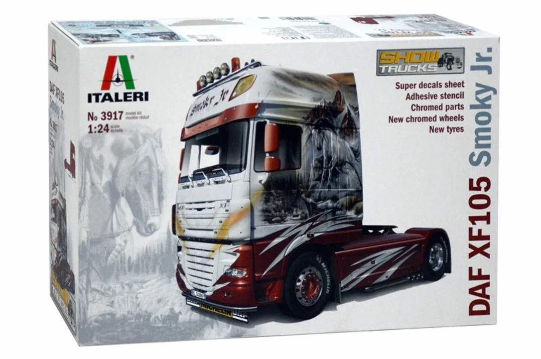 Italeri 3917 - Daf Xf105 "Smoky Jr" Showtrucks Model Kit Scala 1:24
