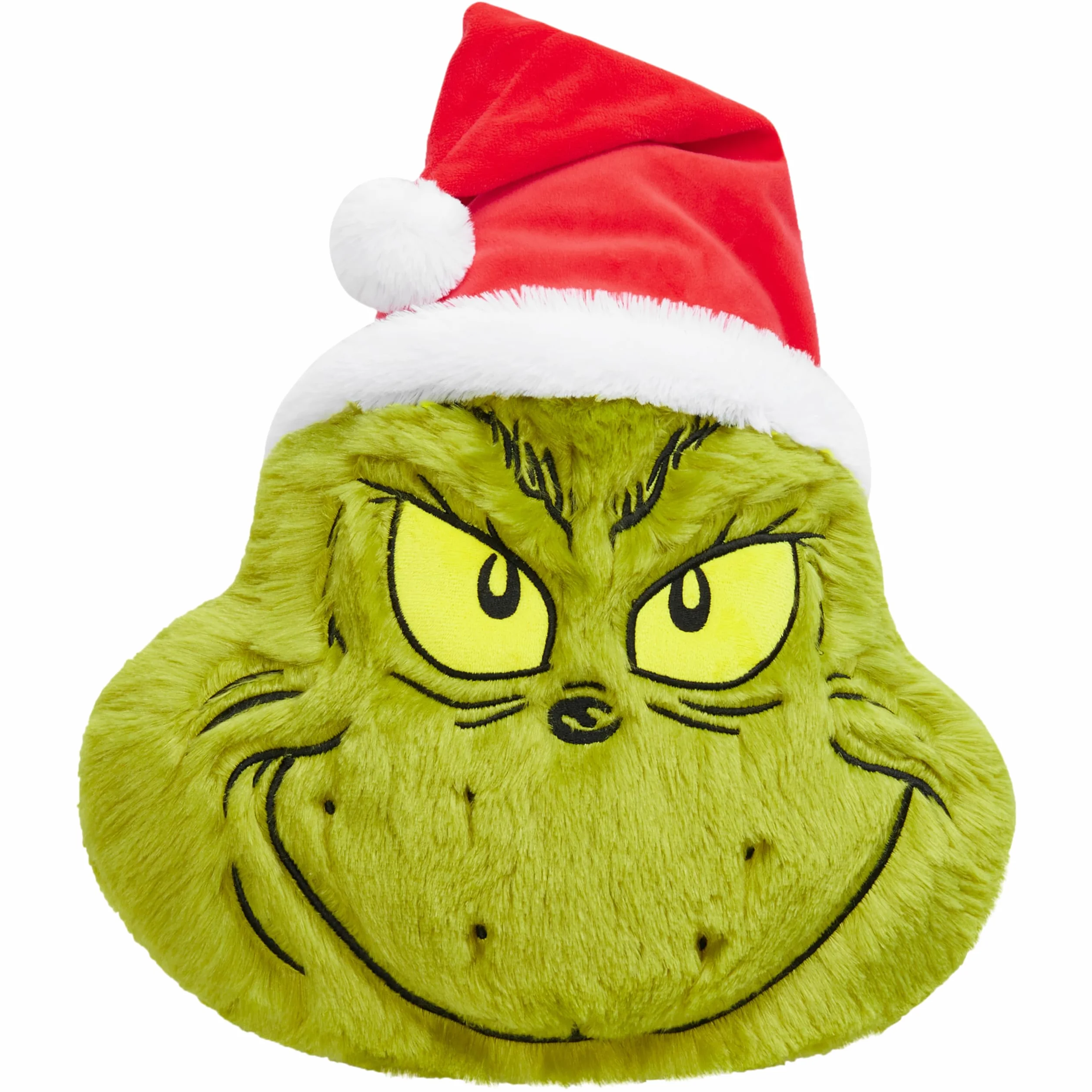 The Grinch Peluche Cuscino 3D, Abbracci Morbido Decorative Cuscini Natalizi per Letto e Divano, Accessori per Letto, Regali Natale