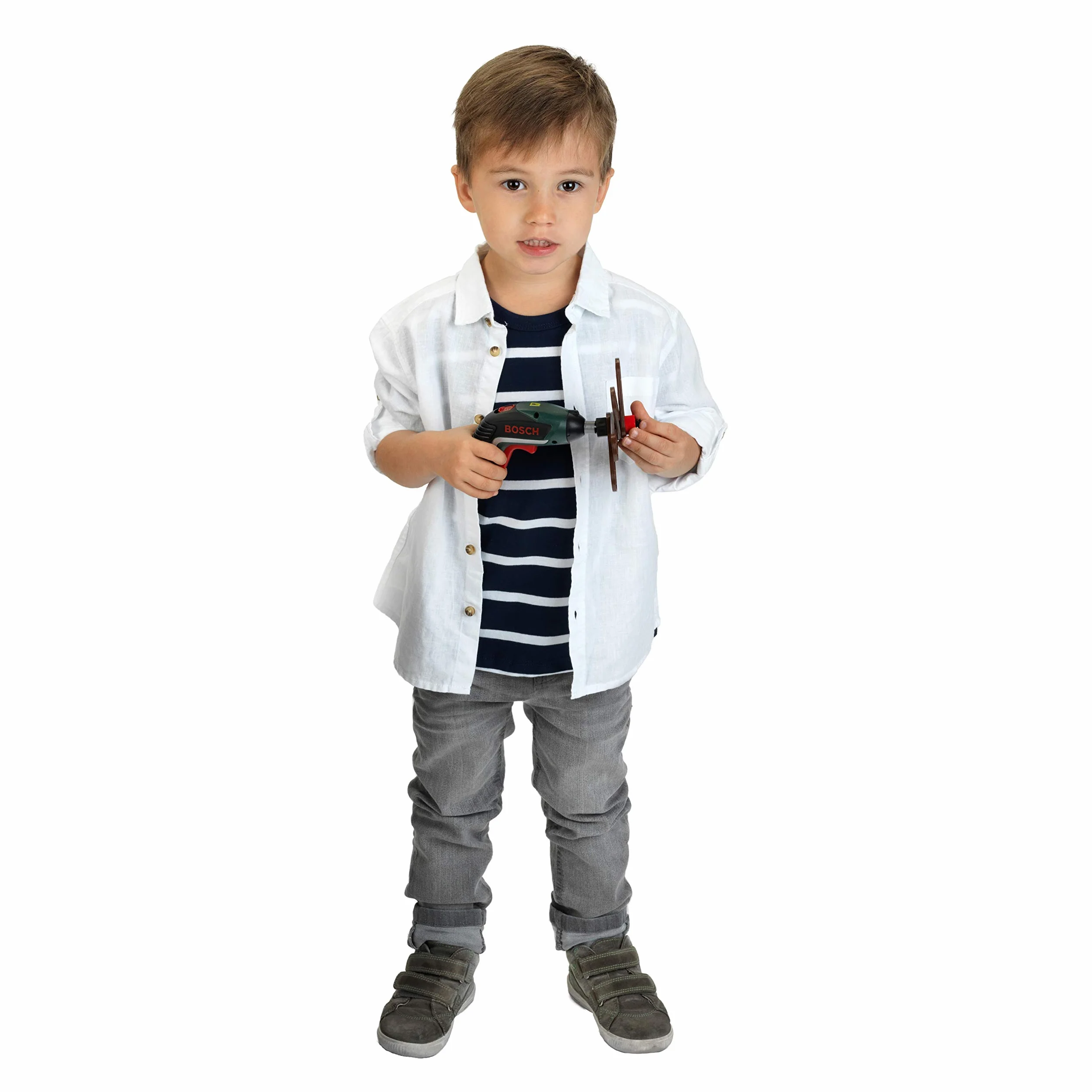 Theo Klein 8497 Set da Costruzione Multi-Tech con Ixolino Bosch, 107 Pezzi da Costruzione, Ixolino a batterie con Luce e Suono, 32 x 27 x 9,5 cm, Giocattolo per Bambini a Partire dai 3 Anni di età