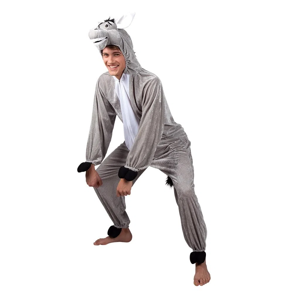 Boland Costume da asino in peluche per adulti