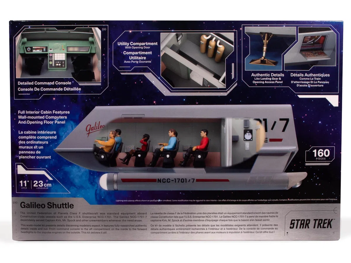 AMT Polar POL995M/12 1/32 Star Trek Galileo Shuttle - Kit per modellini, multicolore