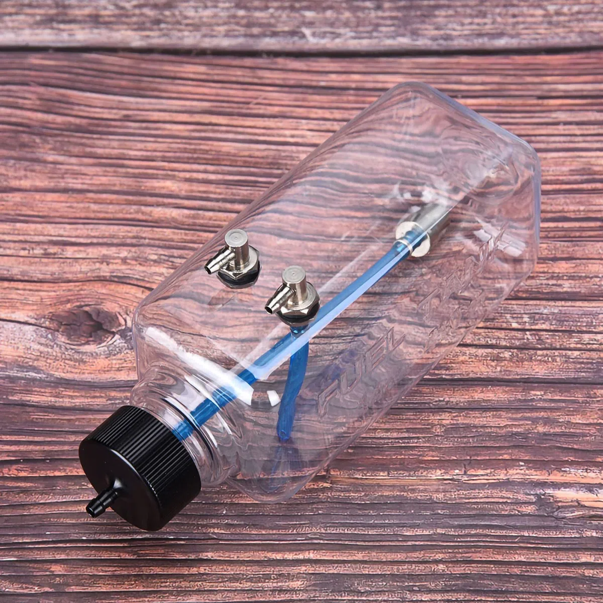 RiToEasysports Serbatoio Carburante RC, Parti Accessorie Modello Telecomando Serbatoio Carburante in Plastica Trasparente per Aeroplano RC (410ml (per Aerei 30-40cc)) Accessori per Modelli Aerei
