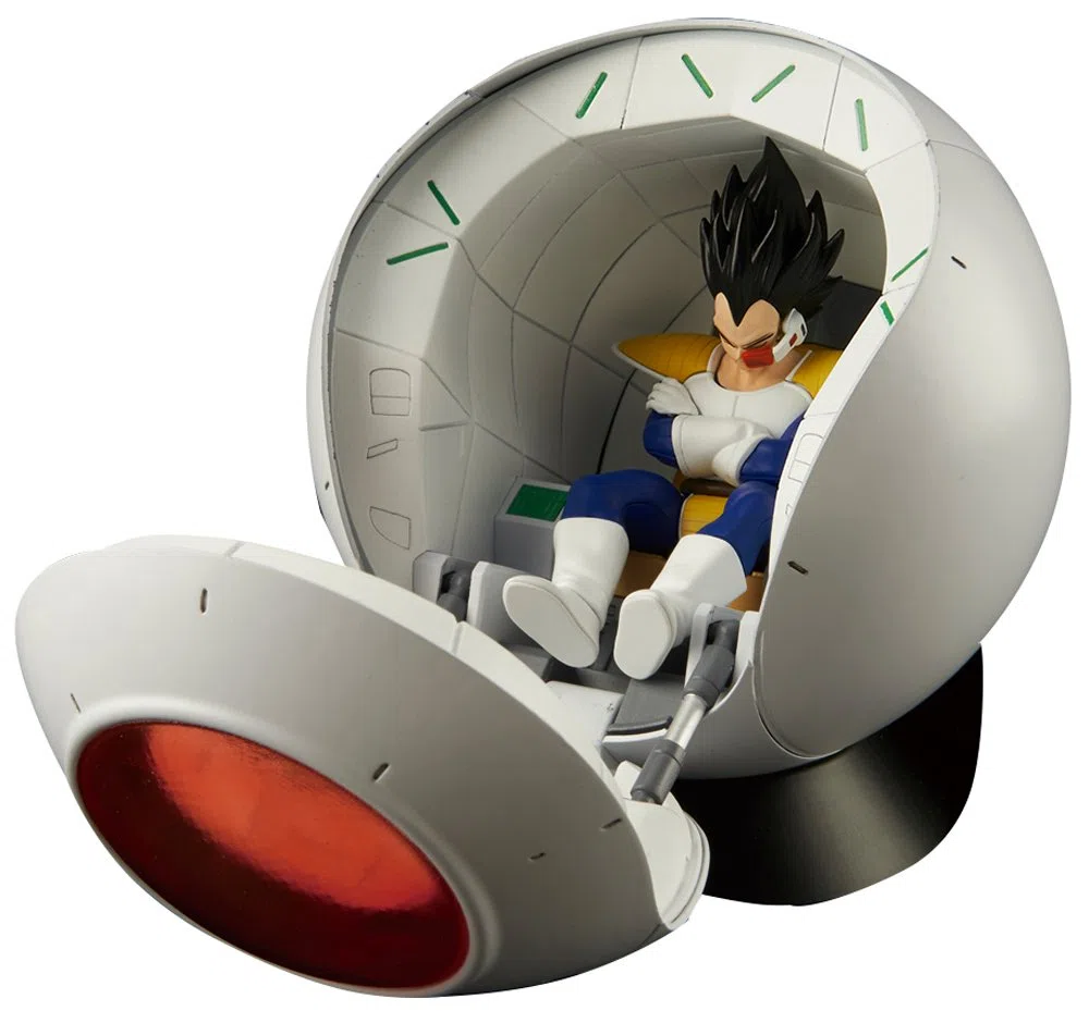 Figure Rise Mechanicsburg Dragon Ball Saiyan Spaceship Pod Color-Coded Already Plastic