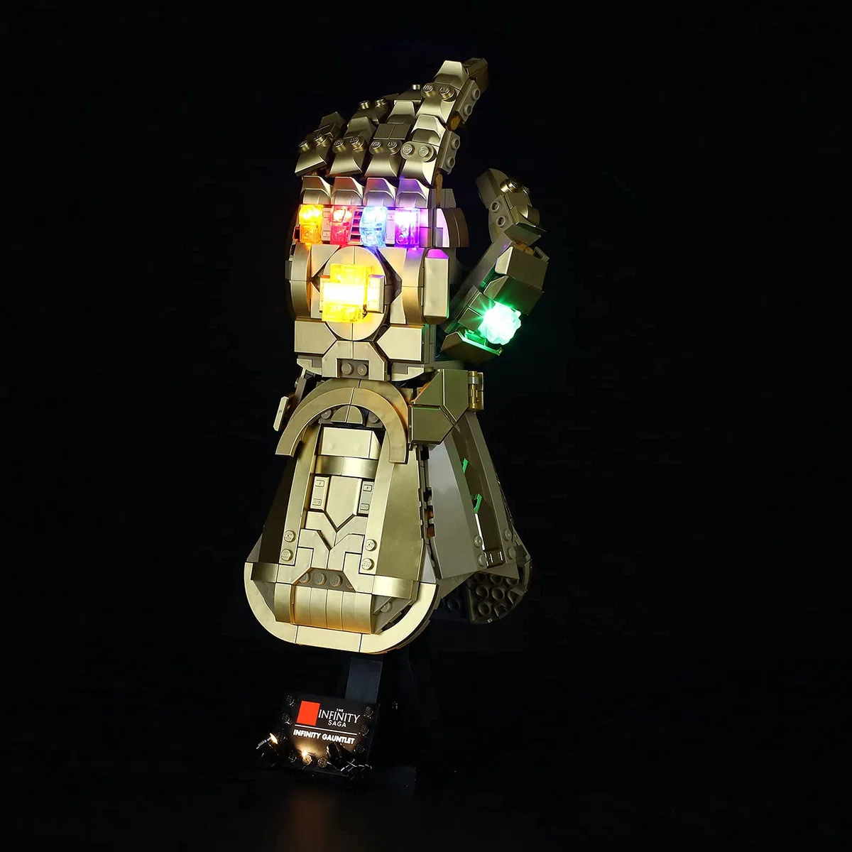 BRIKSMAX Kit di illuminazione a led per LEGO Marvel Guanto dell’Infinito - Compatibile con Lego 76191 Modello di blocchi predefiniti- Non includere il set Lego
