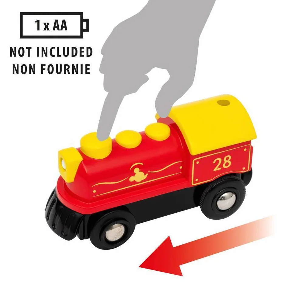 BRIO 32265 Treno a batterie Topolino, Gioco Educativo, Età Raccomandata 3+
