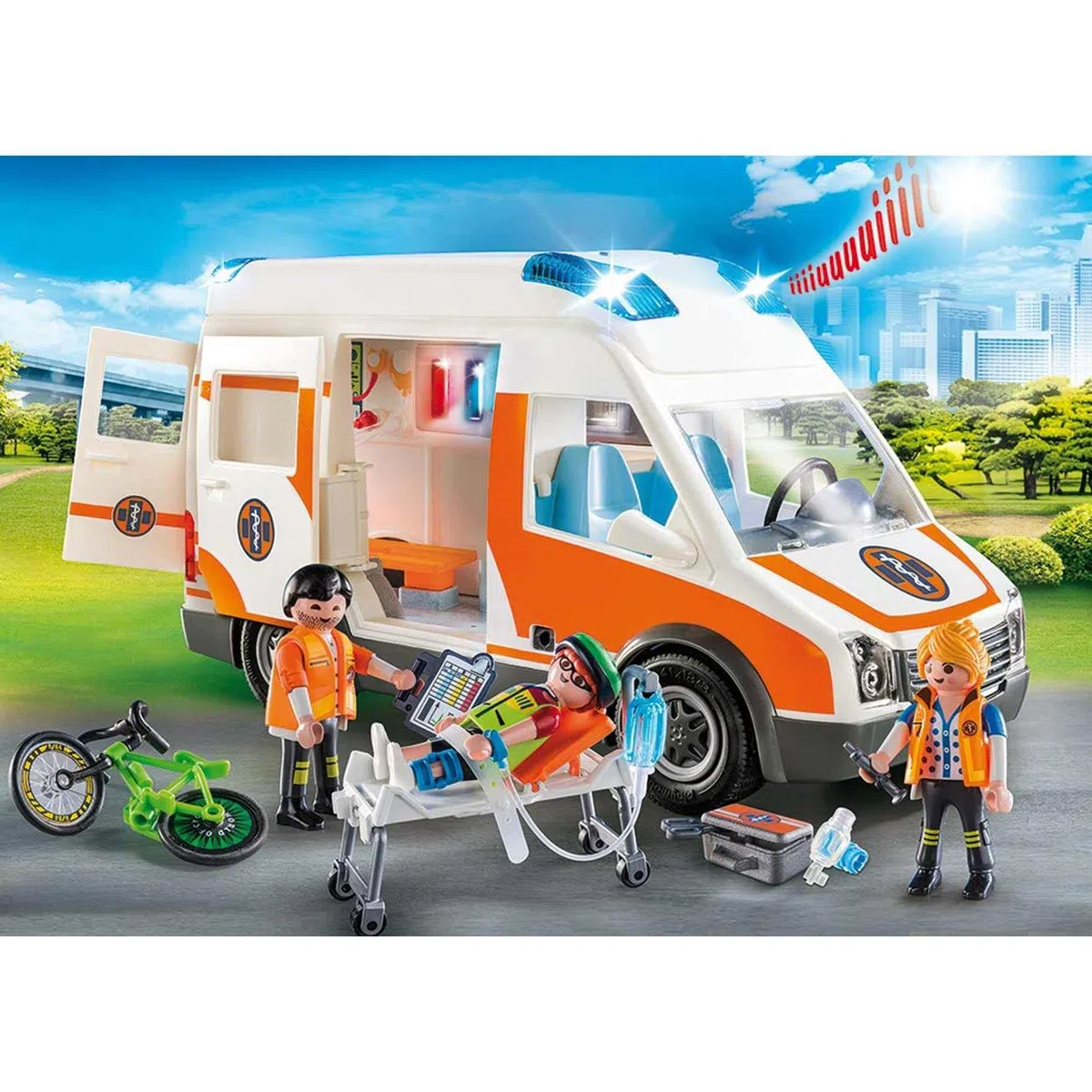 PLAYMOBIL 70049 - Ambulanza e soccorritori