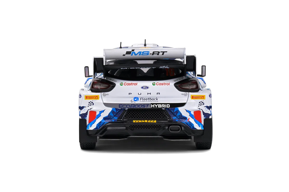 1:18 Ford Puma Rally 1 White #16 FORMAUX/CORIA Rally Sweden 2024