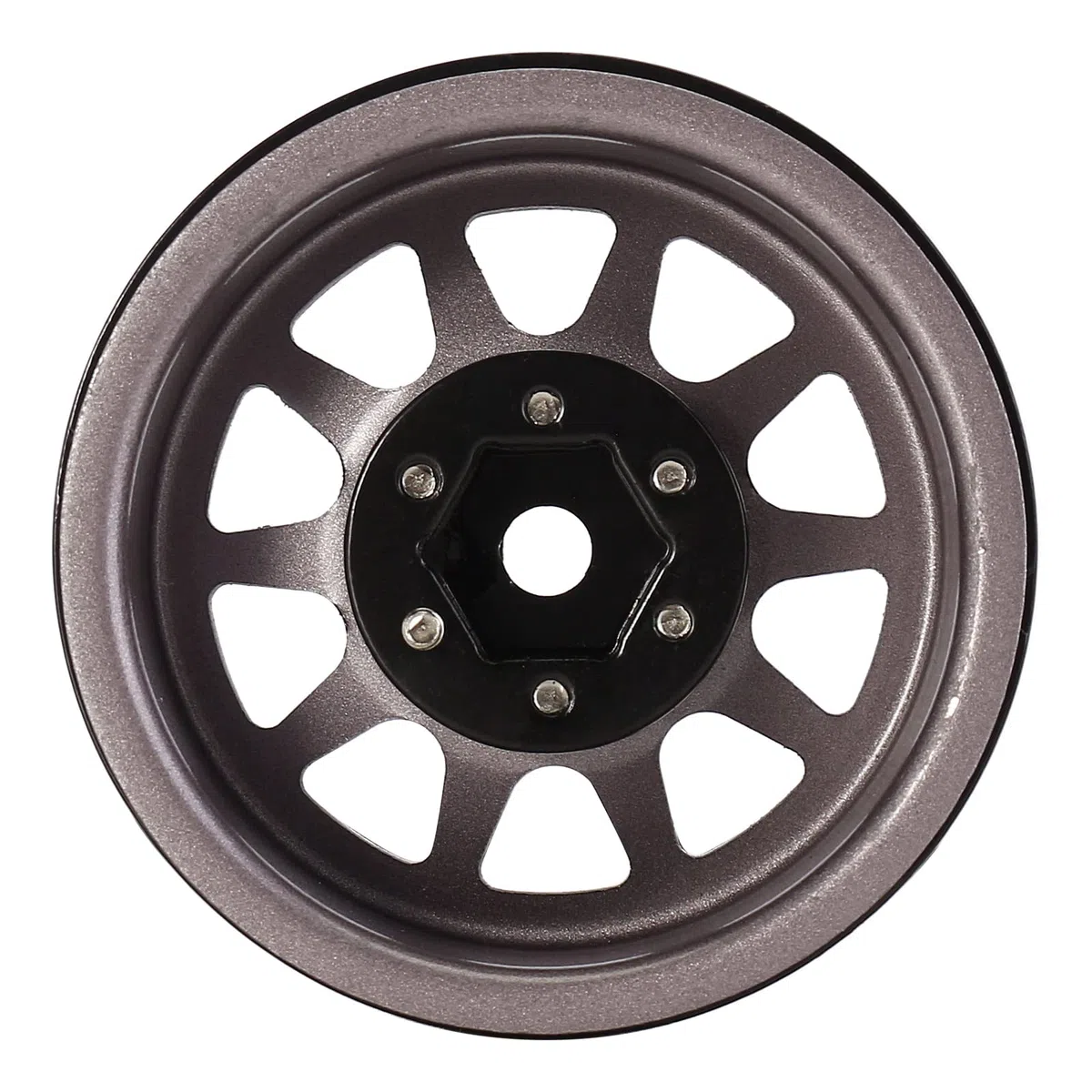 INJORA 1.9 Cerchi Ruota Beadlock per 1:10 RC Crawler Axial SCX10 90046 SCX10 III AXI03007 Traxxas TRX4 Redcat GEN8,Lega Metallica,107g/pz (Grigio)