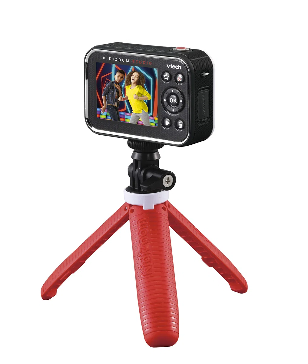 VTech KidiZoom Studio - Videocamera per bambini con giochi divertenti, effetti speciali, batteria ricaricabile, action camera per ragazzi e ragazze dai 5 anni in su