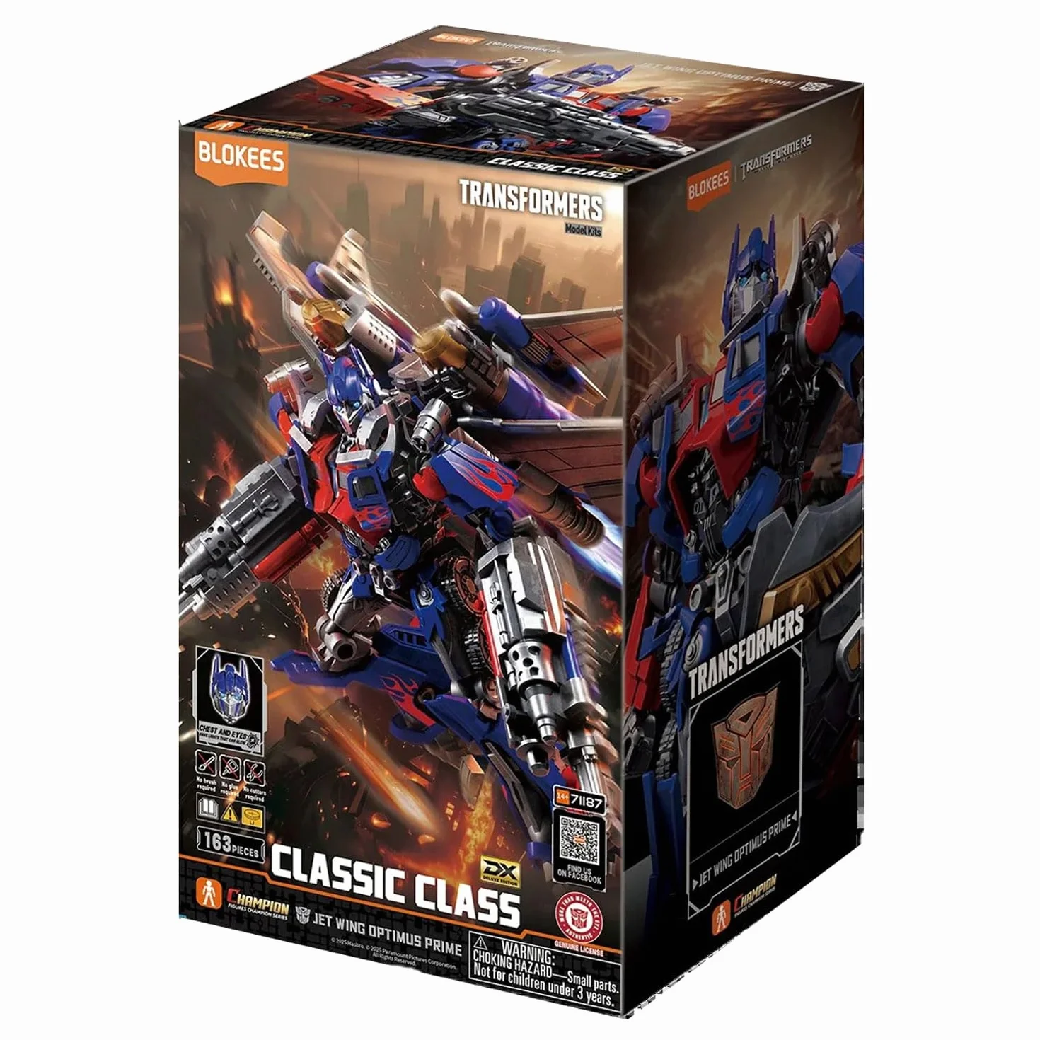 Merchandising Transformers: Blokees - Jetwing Optimus Prime