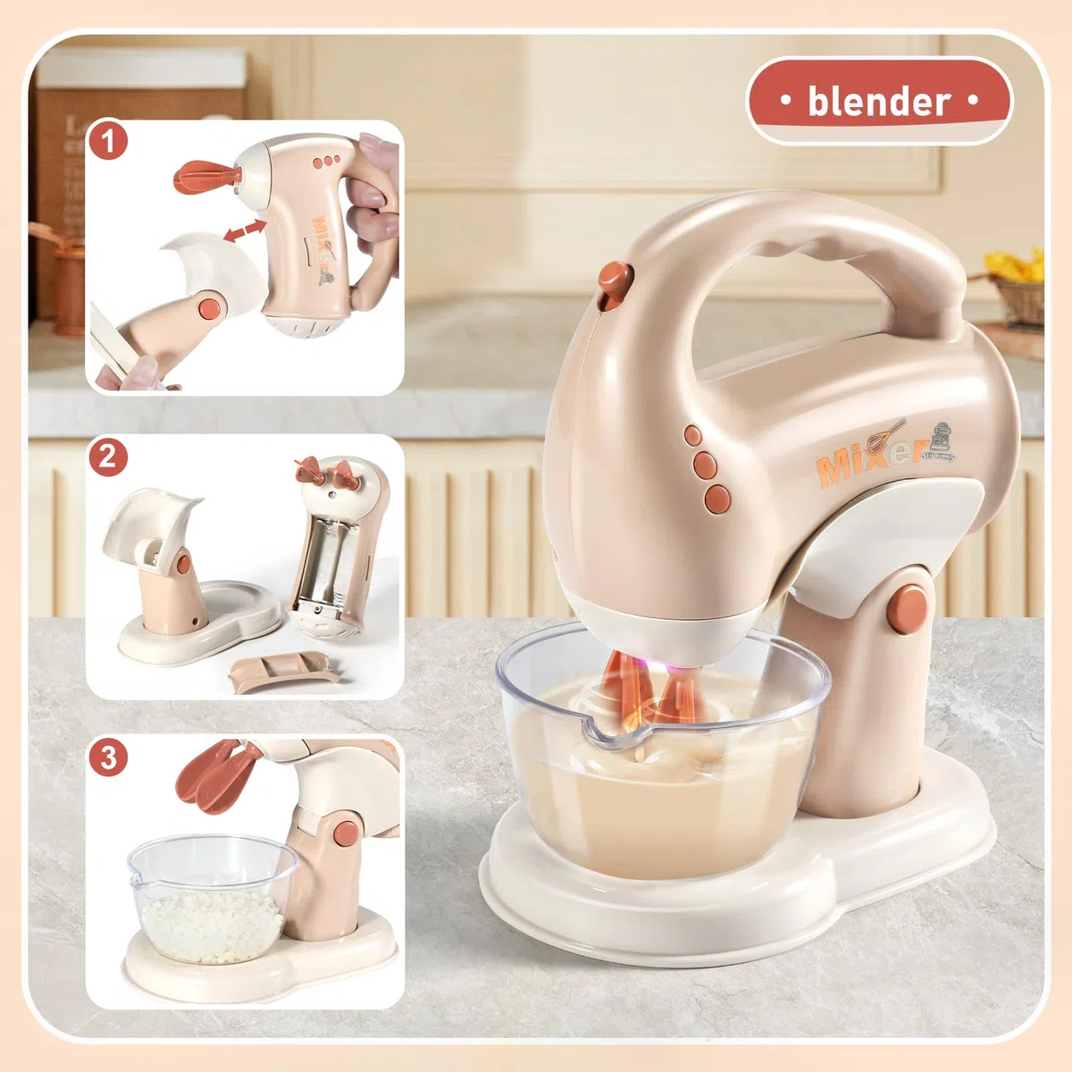 Cucina giocattolo per bambini con macchina del caffe e accessori, utensili e giochi per bambini 3 anni, regalo perfetto bambina e bambino 3 4 5 6 7 8 anni