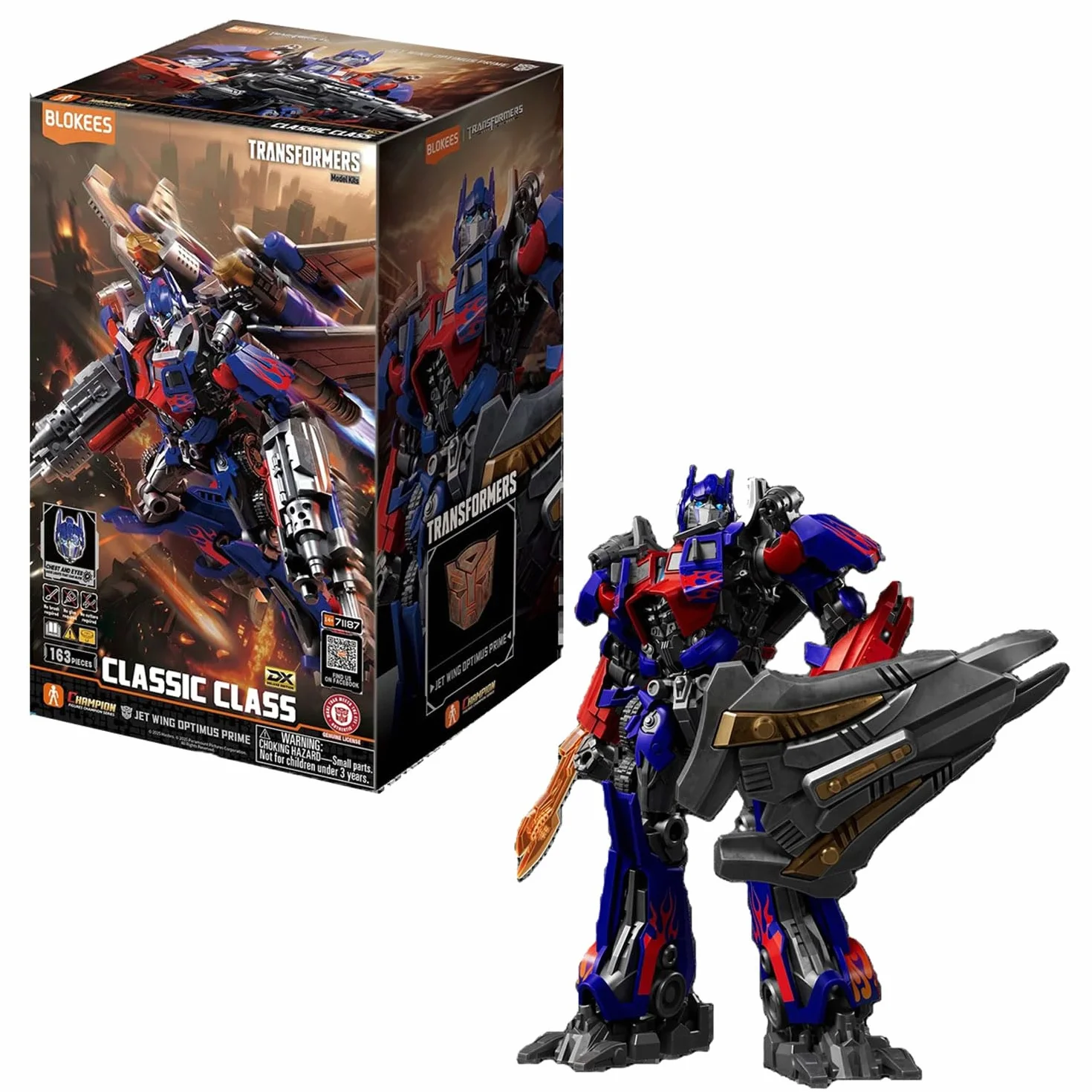 Merchandising Transformers: Blokees - Jetwing Optimus Prime
