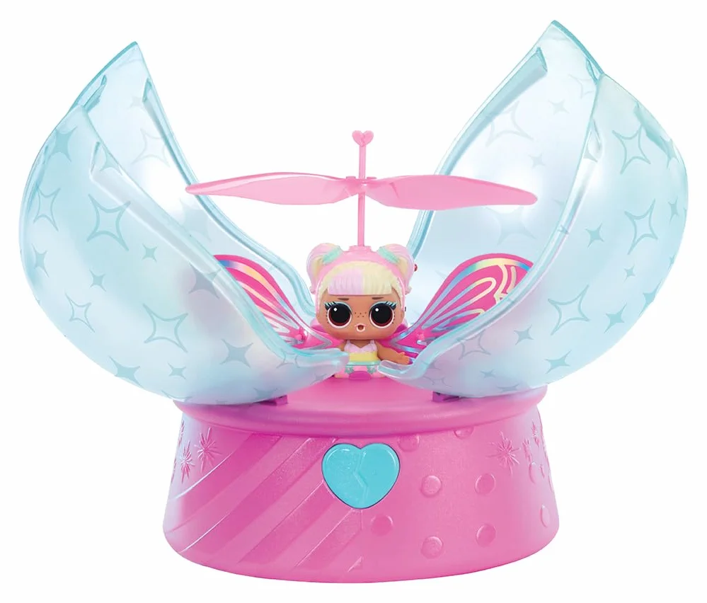 L.O.L. Surprise! Magic Flyers Fairies Tots - Snowflake: Include 1 Bambola e una Bacchetta, Fornita in una Confezione a Forma di Fiore, Collezionale tutte e 2