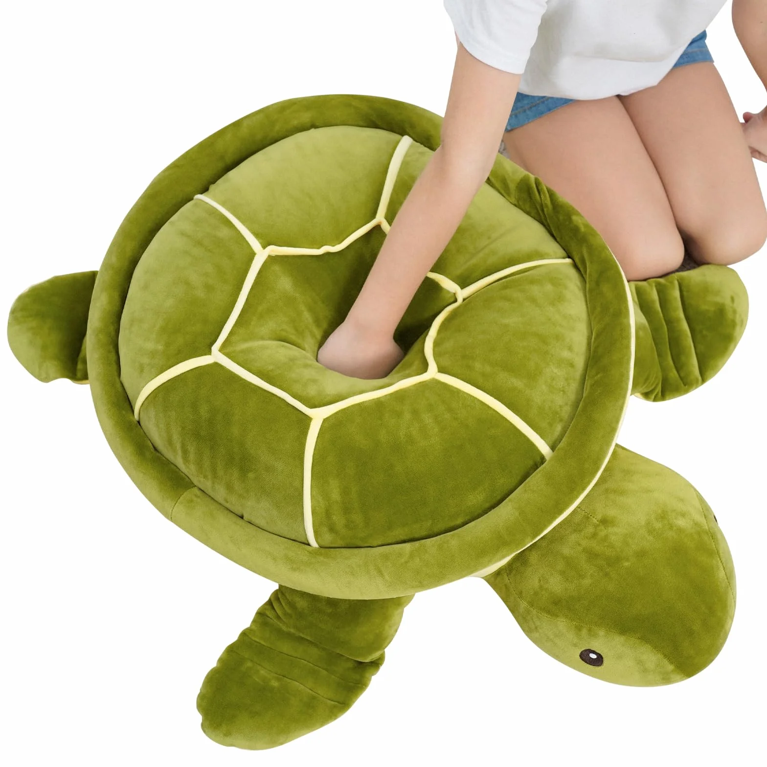 Dalmao 50 cm tartaruga grande e morbido cuscino con tartaruga jumbo, regalo per bambini, compleanno e Pasqua