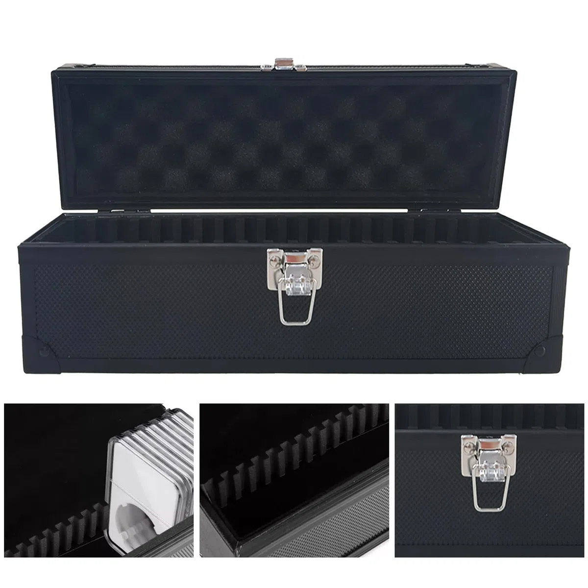 Per NGC Per PCGS Certificato Coin Slab 20 Slot Graded Coin Slab Storage Box Display Stand Trading Coin Holder Organizzatori Caso