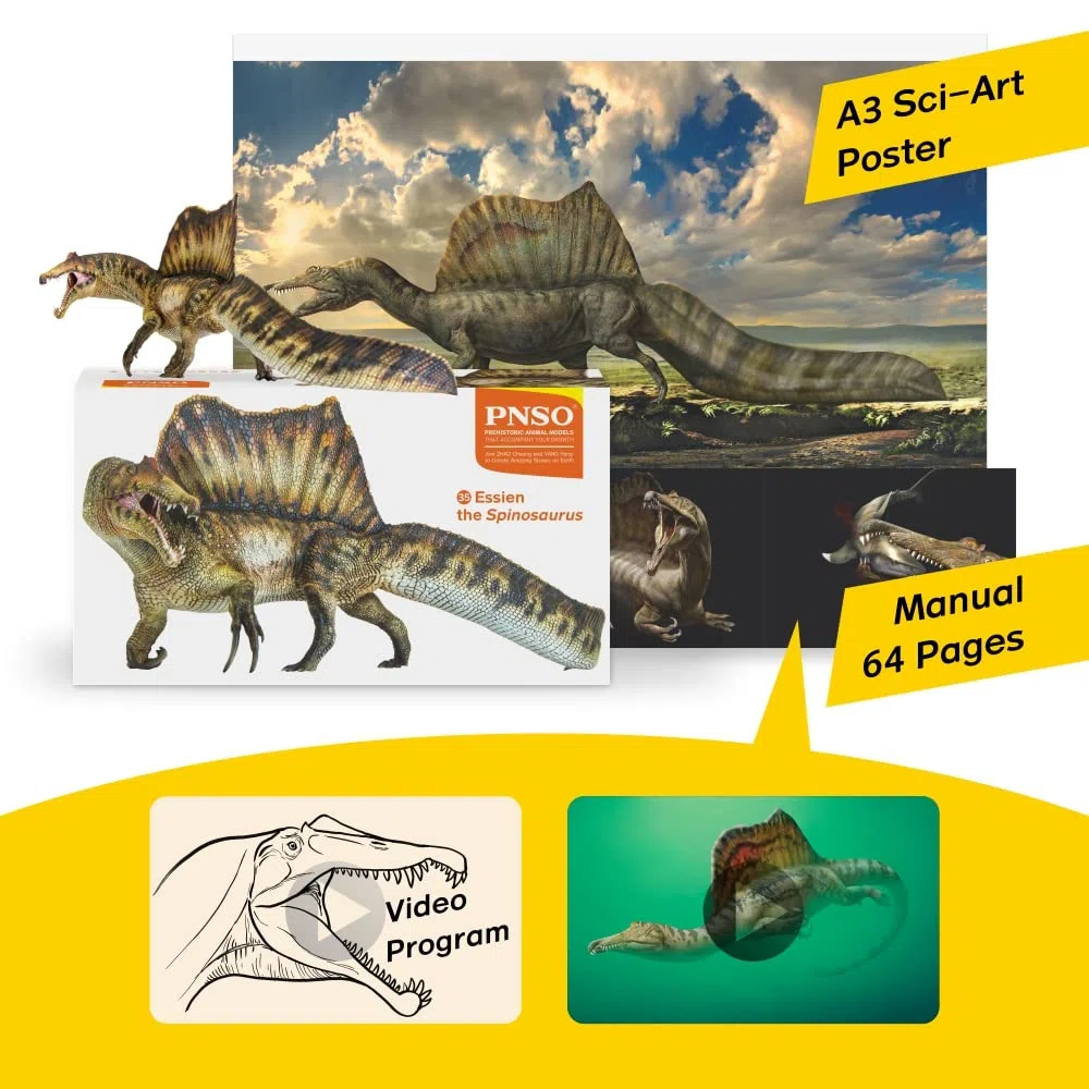 AMITD Prehistoric Dinosaur Models (35 Essien The Spinosaurus)