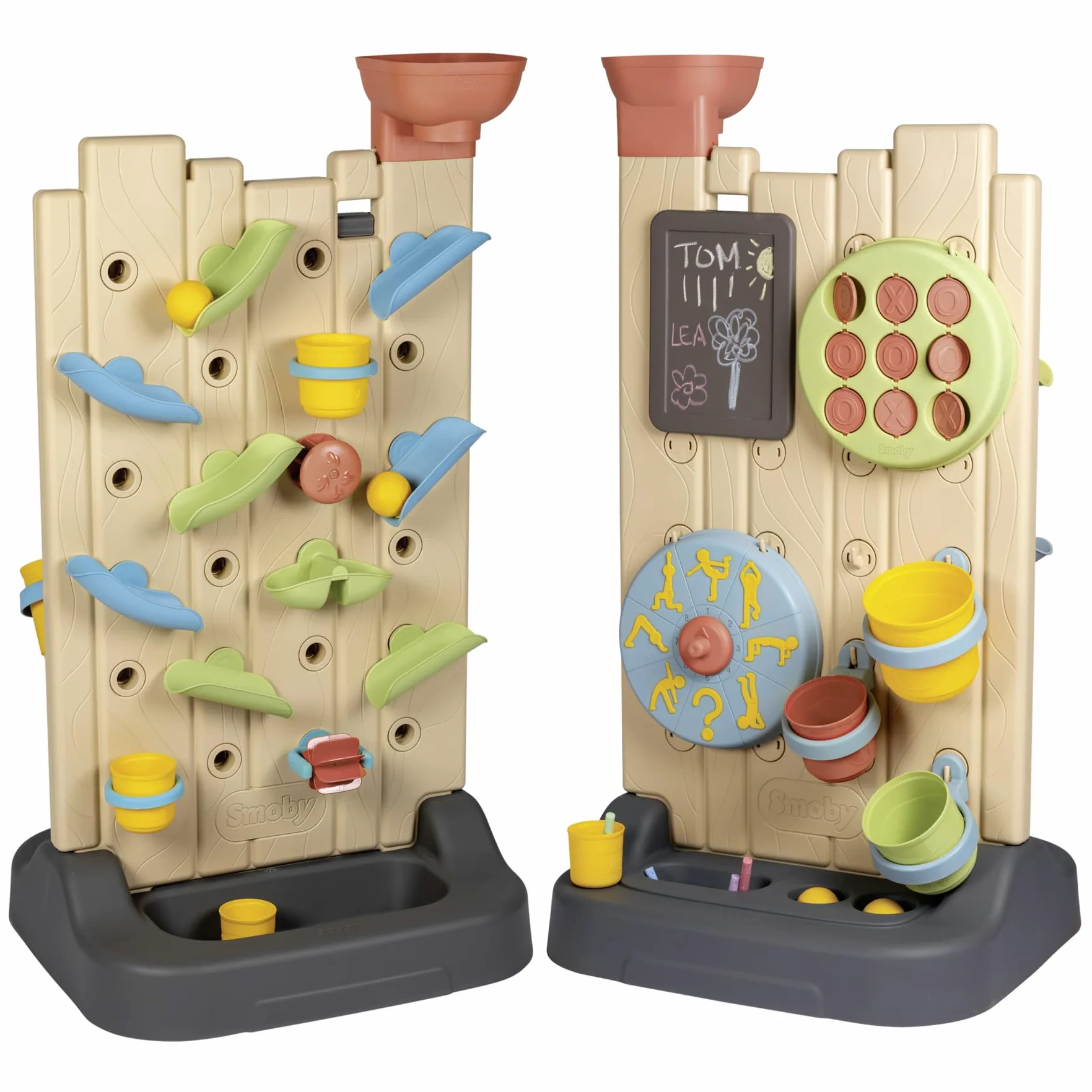 Smoby Life - Parete attività - 6 attività e 29 Accessori - Materiale Riciclato - dai 2 Anni in su - Prodotto in Francia
