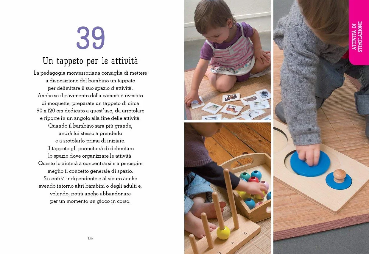La guida di attività Montessori 0-6 anni. Per accompagnare la «mente assorbente» del bambino