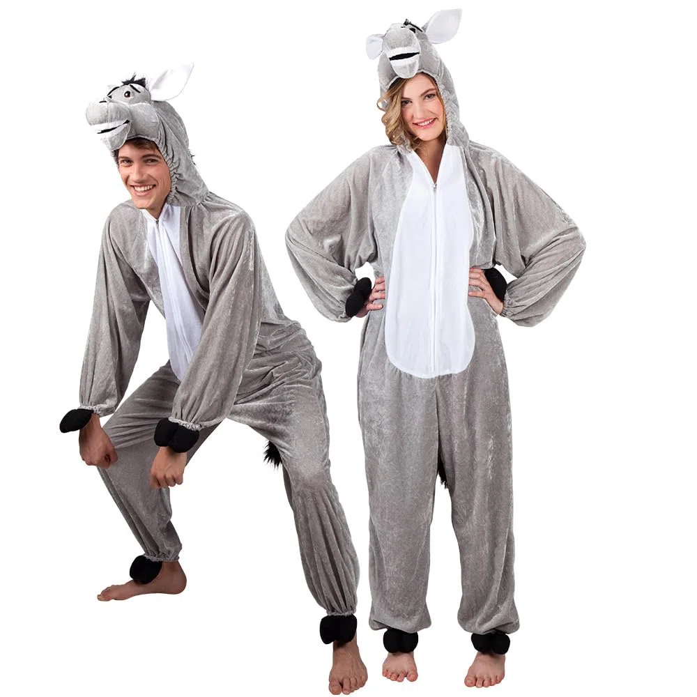 Boland Costume da asino in peluche per adulti