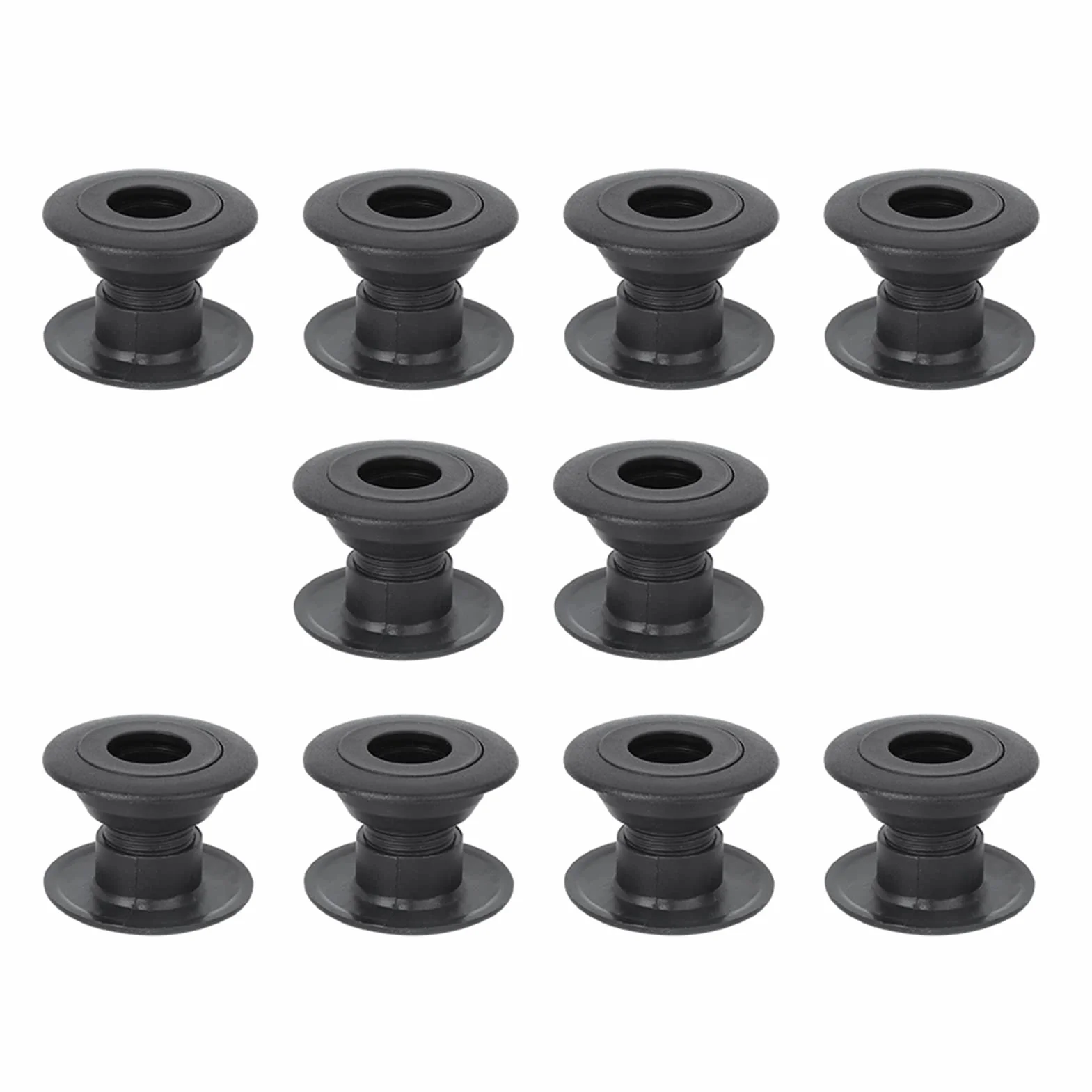 10 Paia Ricambi Calcio Balilla, Diametro Interno 16mm Cuscinetti Calcio Balilla Altezza interna regolabile 23-34mm Boccole per Biliardino con Sfere in Acciaio Parti di Riparazione