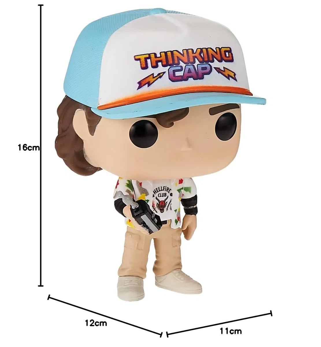 Funko Pop! TV: Stranger Things - Dustin Henderson - Aka Senzadenti- Figura in Vinile da Collezione - Idea Regalo - Merchandising Ufficiale - Giocattoli per Bambini e Adulti - TV Fans
